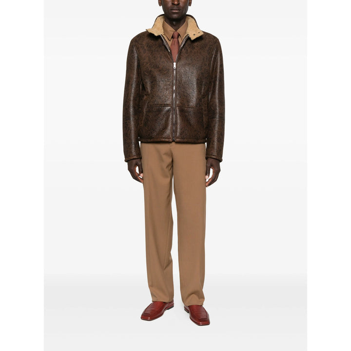 Etro Leather Outerwears - Marrone | 3d334fc2ccd6d6ac769d310946cc49f69df173e8