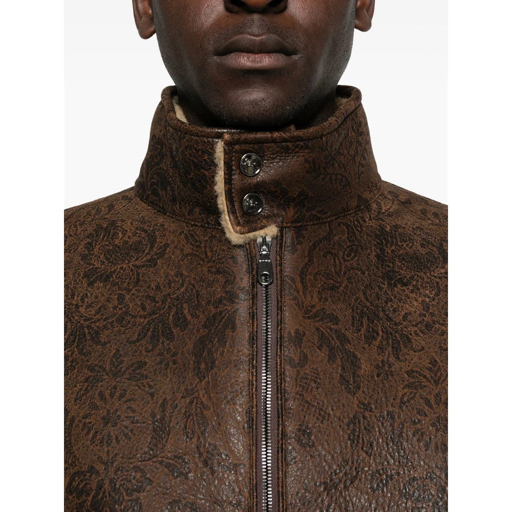 Etro Leather Outerwears - Marrone | 6a57bb8350ddadd65921cffb73592d71d41f5e3d