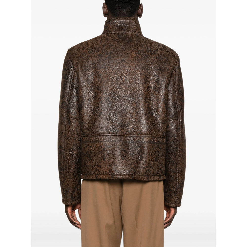 Etro Leather Outerwears - Marrone | db6670bd74aebfe321f604f5b2c88379712e5d58
