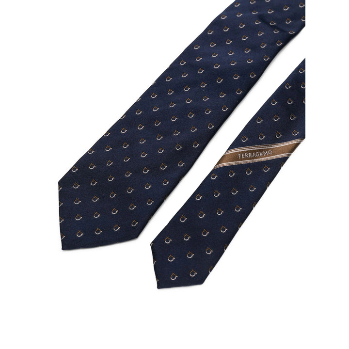 Ferragamo Ties - Blu, Marrone | 71d7f146033f840dd4b8d71311631ab84ad4b270