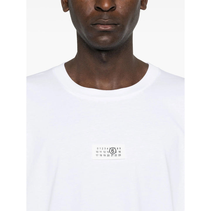 Mm6 Maison Margiela T Shirt - Bianco | 85d75e6b28afbefa8e632adb92ca13ab91731b27