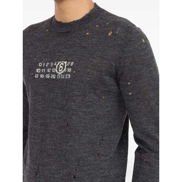 Mm6 Maison Margiela Maglioni - Grigio | fd731b002f53f5826b0911a34fb75cee318213cc