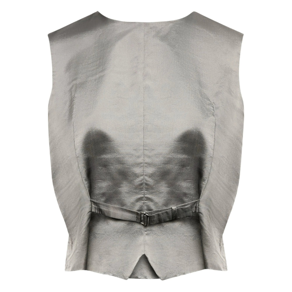 Mm6 Maison Margiela Waistcoats - Grigio | d07749dc79929d25904b7baa21cd42b8001d1cc9