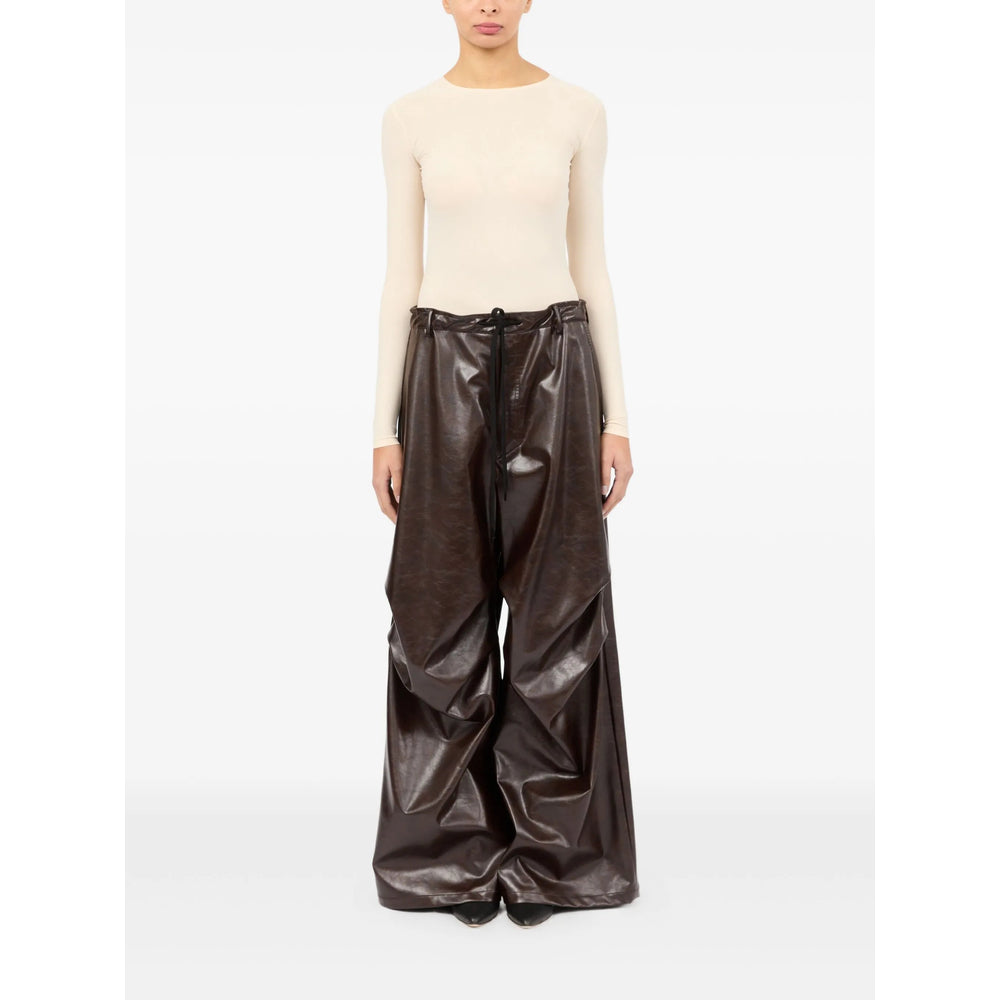 Mm6 Maison Margiela Pantaloni - Marrone | 46285743446d049c1cddb62b970b0c2d89a00222
