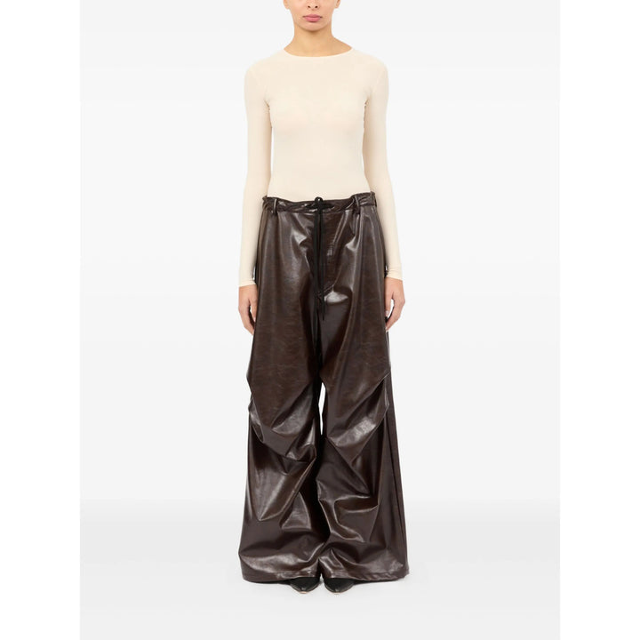 Mm6 Maison Margiela Pantaloni - Marrone | 46285743446d049c1cddb62b970b0c2d89a00222