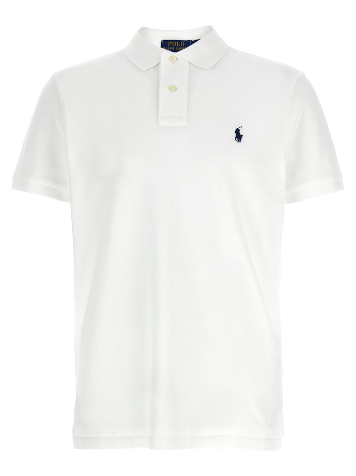 Polo Ralph Lauren Logo Embroidery  Shirt Polo - Bianco | 6d6be5748b5e535e04acab4f19002a53b92c7238