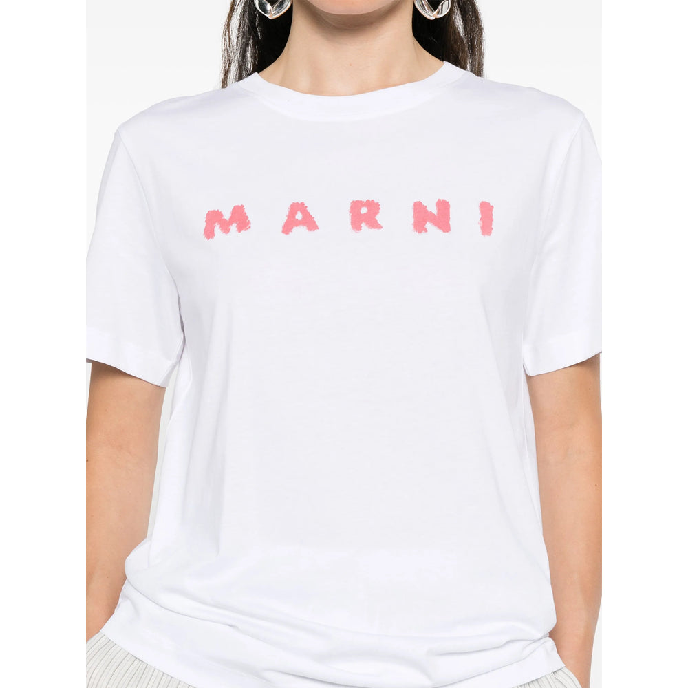Marni T Shirt - Bianco, Rosso | f5f61c0684126bd3ed63656b885c2353bb686a80
