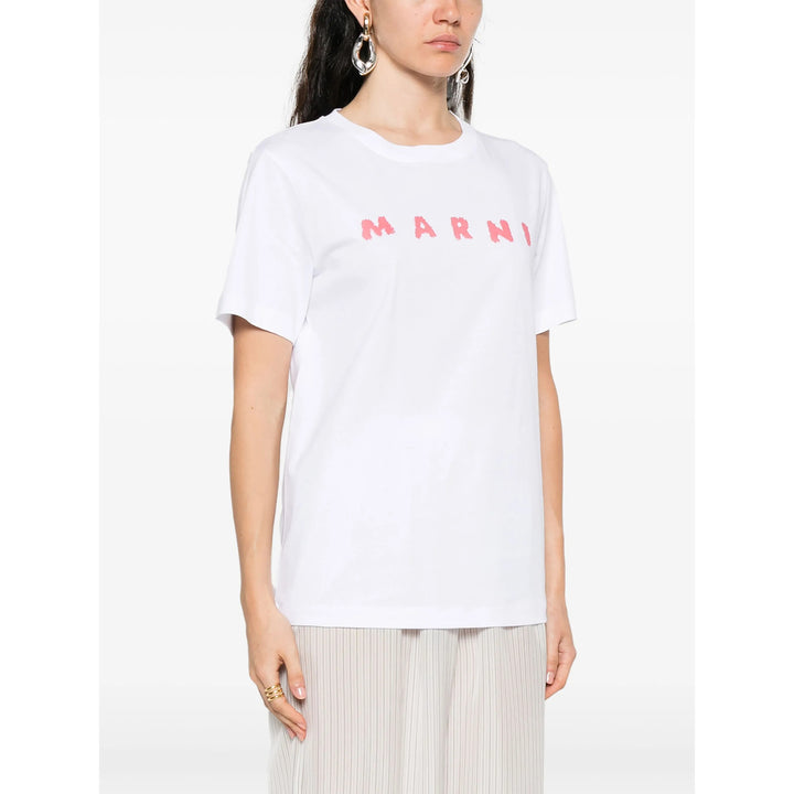 Marni T Shirt - Bianco, Rosso | c9455d60e0d42a64979b99f371d919605a6ab084