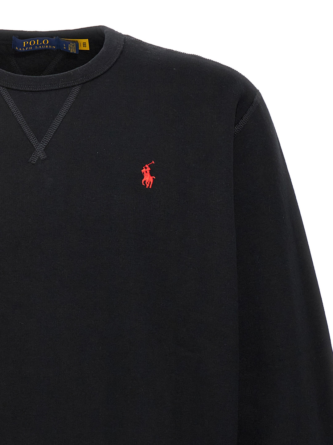Polo Ralph Lauren With Embroidered Logo Felpe - Nero | 0eab776f6323c25f76ed22a557c38f4271949e26
