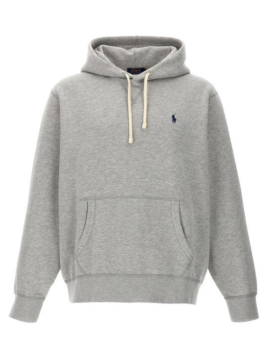 Logo Hoodie Felpe Grigio