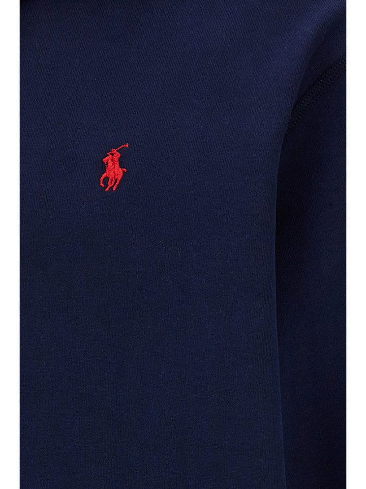Polo Ralph Lauren Logo Hoodie Felpe - Blu | 01d679d8033151606a6a044ebe7be67c6c16fbec