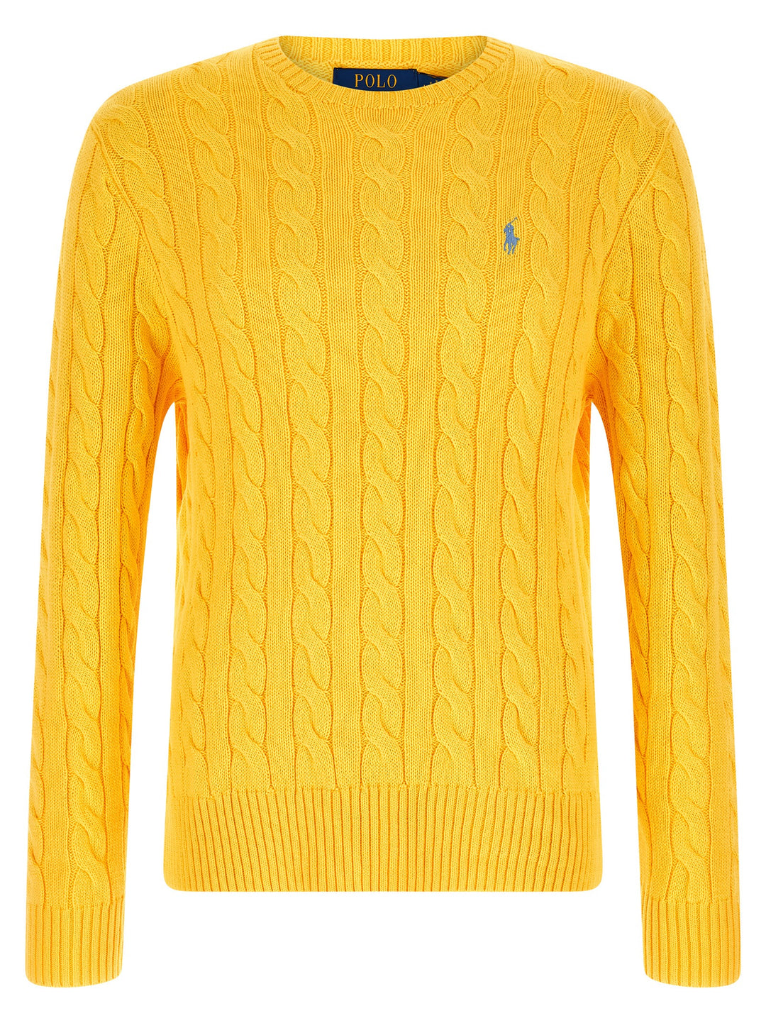 Polo Ralph Lauren Cotton Braided Sweater Maglioni - Giallo | 6c40e450bd258a7fdf5de842ca173bd63c71a92b