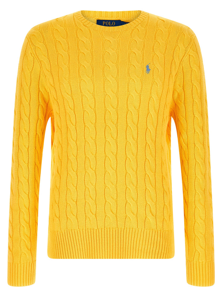 Polo Ralph Lauren Cotton Braided Sweater Maglioni - Giallo | 6c40e450bd258a7fdf5de842ca173bd63c71a92b