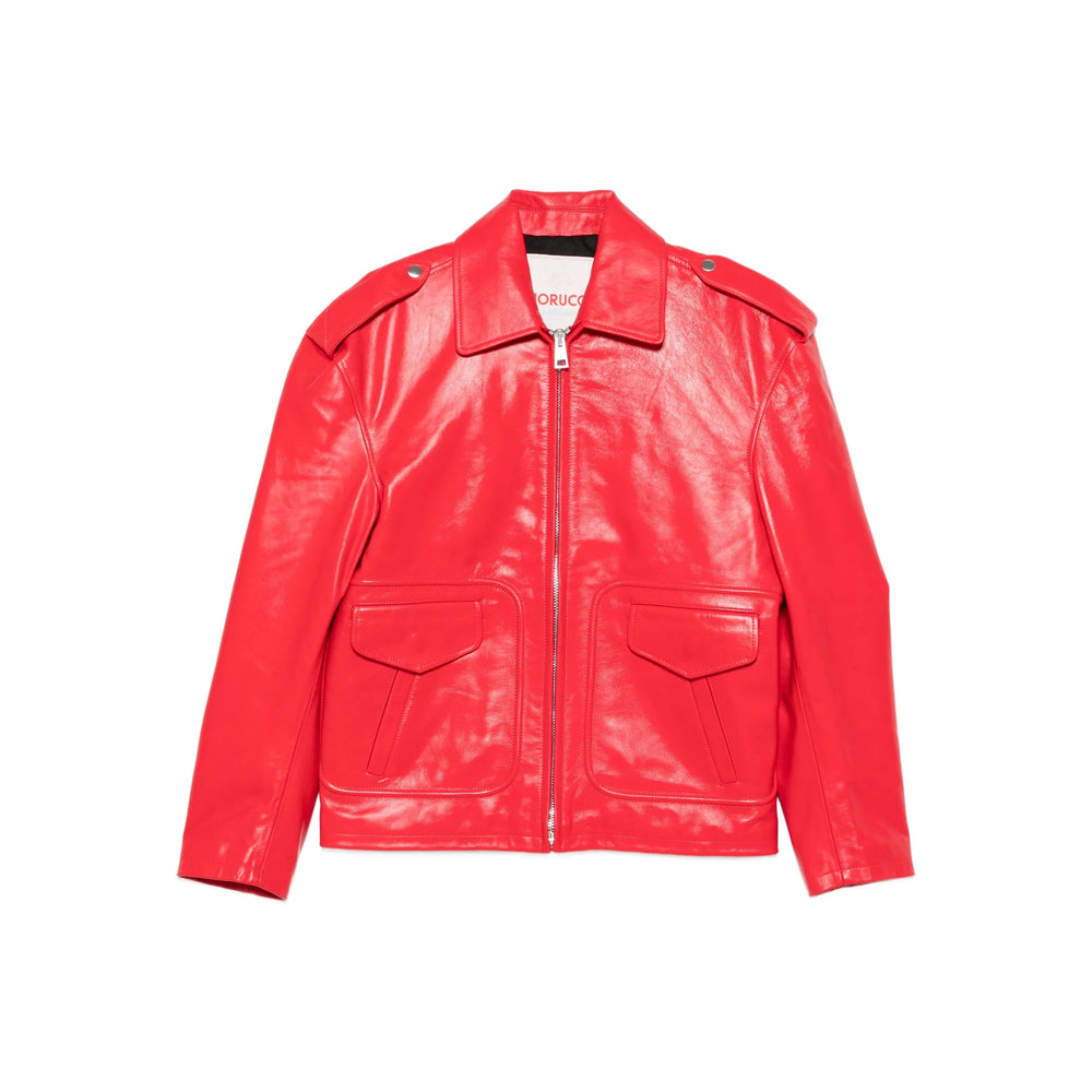 Fiorucci Leather Outerwears - Rosso | 1d270addf7fe3d80bf895a610faacfa77d57f919