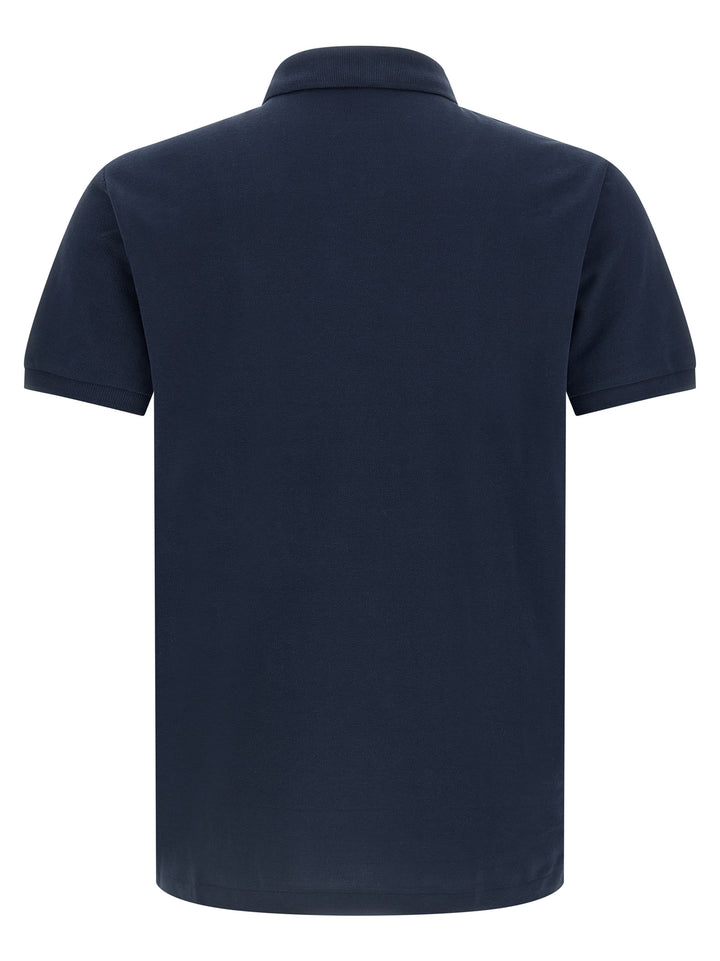 Polo Ralph Lauren Logo Embroidery  Shirt Polo - Blu | a99f6106ddf89a433fe9817f4768313d4b151a37