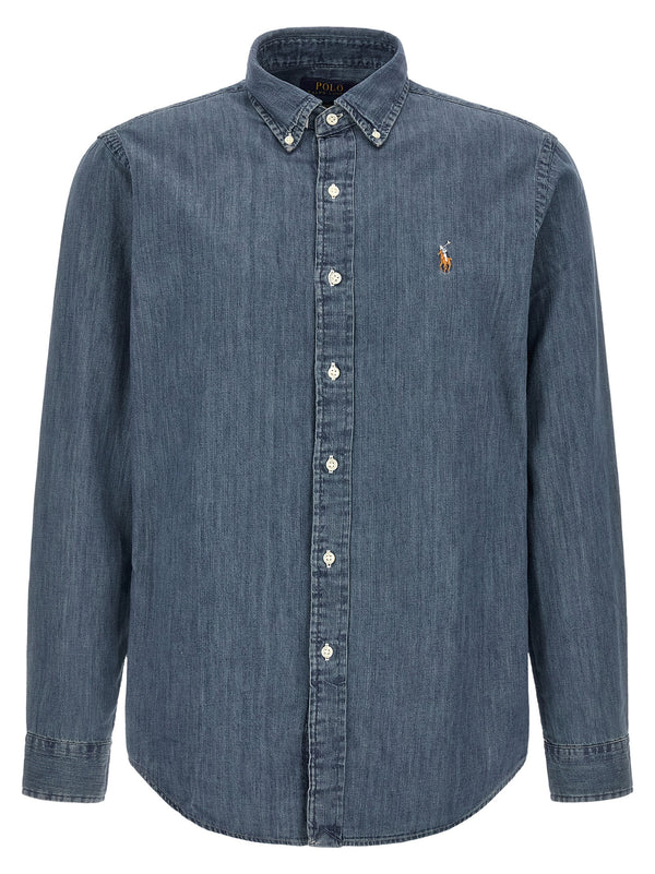 Denim Shirt Camicie Blu