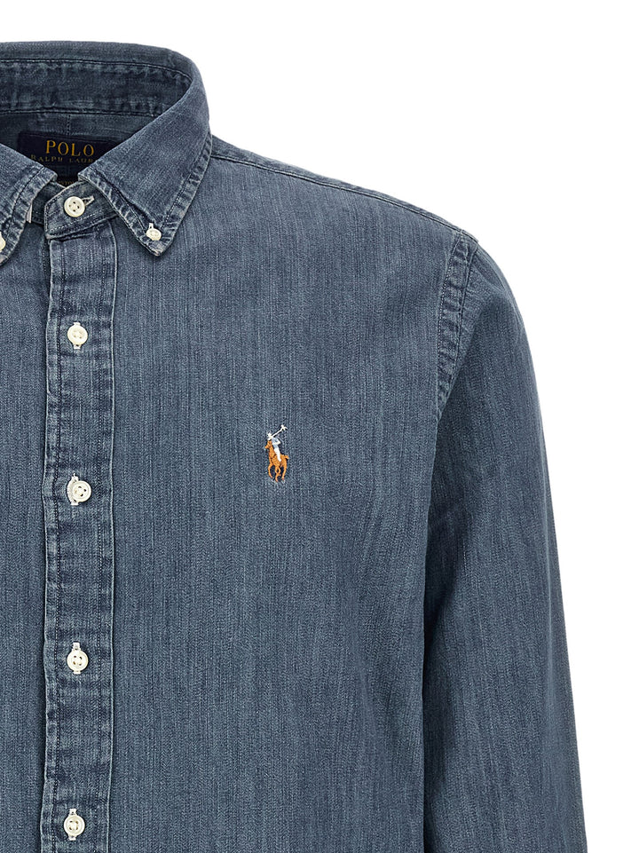 Polo Ralph Lauren Denim Shirt Camicie - Blu | 6af5eb3d5a28552201fe81da6d7dd774e735e19b