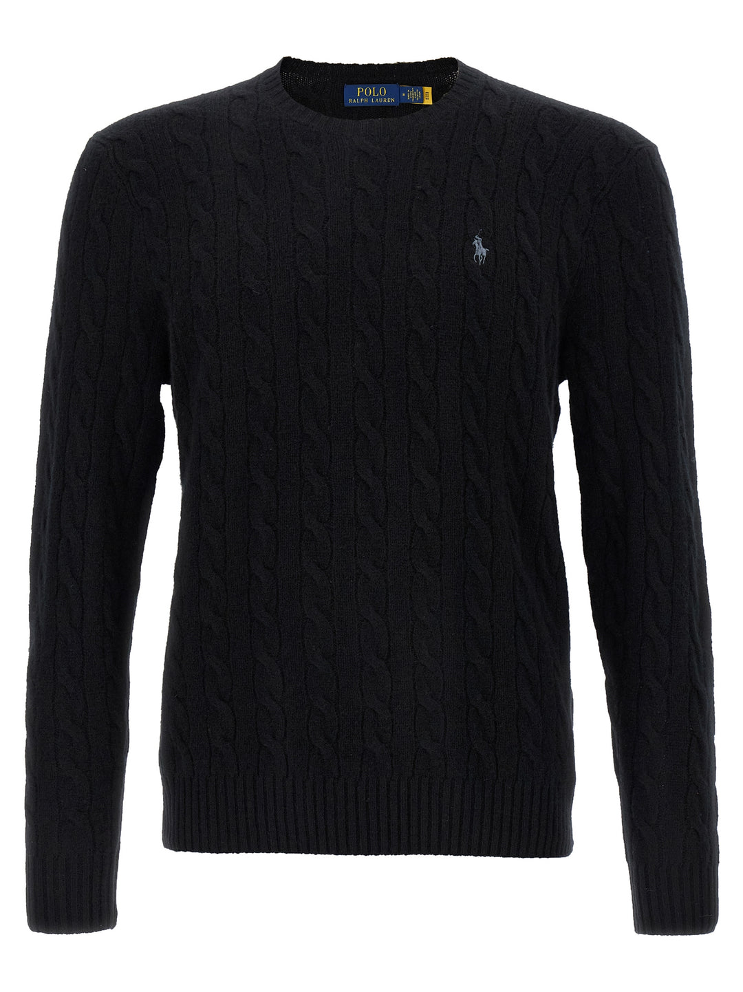 Polo Ralph Lauren Braided Sweater Maglioni - Nero | d21381a5543672bc5ac528de60421bac057a3320