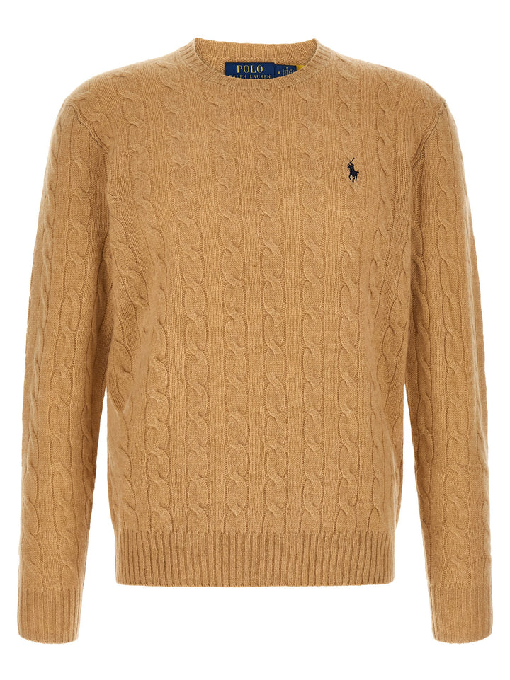 Polo Ralph Lauren Braided Sweater Maglioni - Beige | 431d442653ed6db14b09c7e5d1aee058a0dcb17f