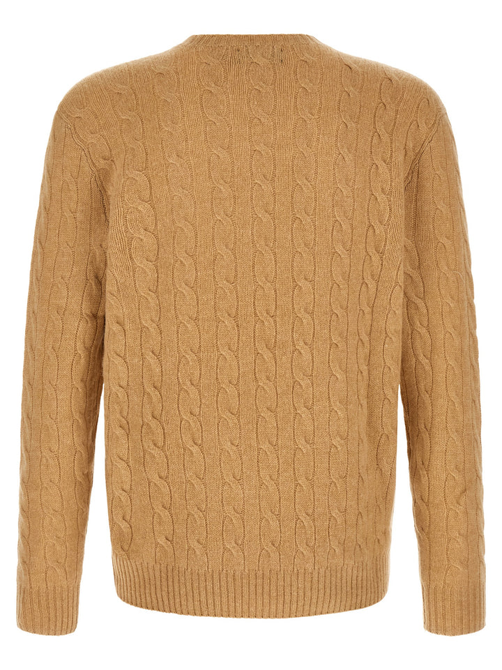 Polo Ralph Lauren Braided Sweater Maglioni - Beige | 67cc4fa32f5efca1d56cff12f0a03f7bf6925281