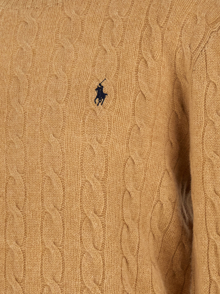 Polo Ralph Lauren Braided Sweater Maglioni - Beige | 4752027dea84cad21195a0d30d80e3326e9e3fb1