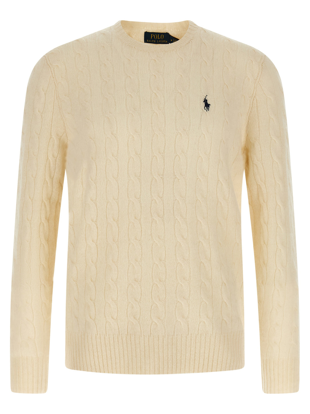 Polo Ralph Lauren Braided Sweater Maglioni - Bianco | e6563deb72dfd1f71a9301947316ee38b5075476