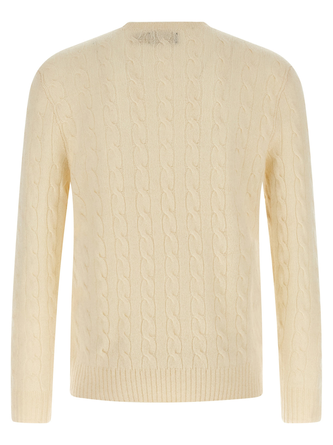 Polo Ralph Lauren Braided Sweater Maglioni - Bianco | f5d262b13747be909669dbae18c8419054991d8b