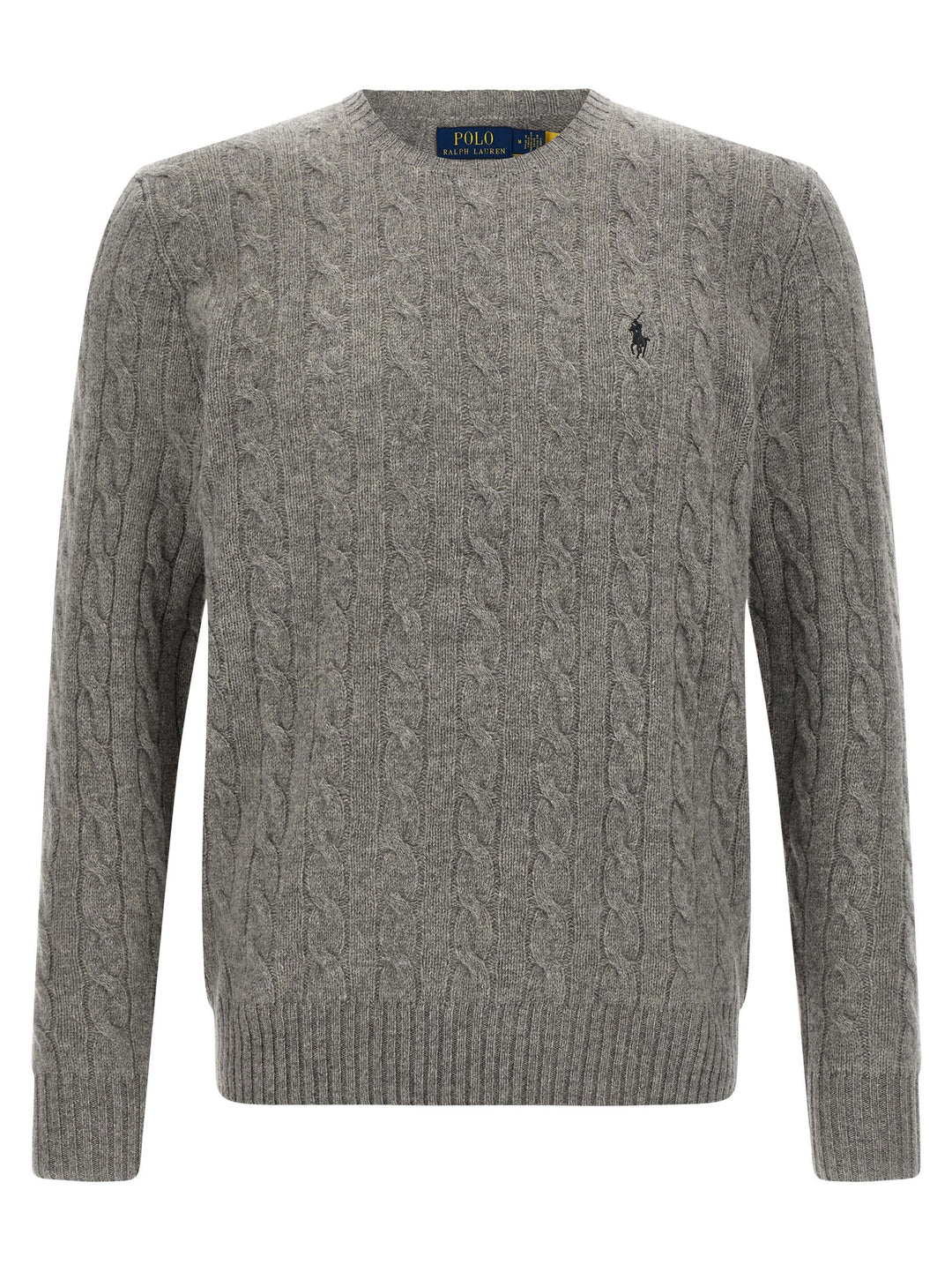 Polo Ralph Lauren Braided Sweater Maglioni - Grigio | c30e8d89153fbcc04955aa5822ac246de3787fe1