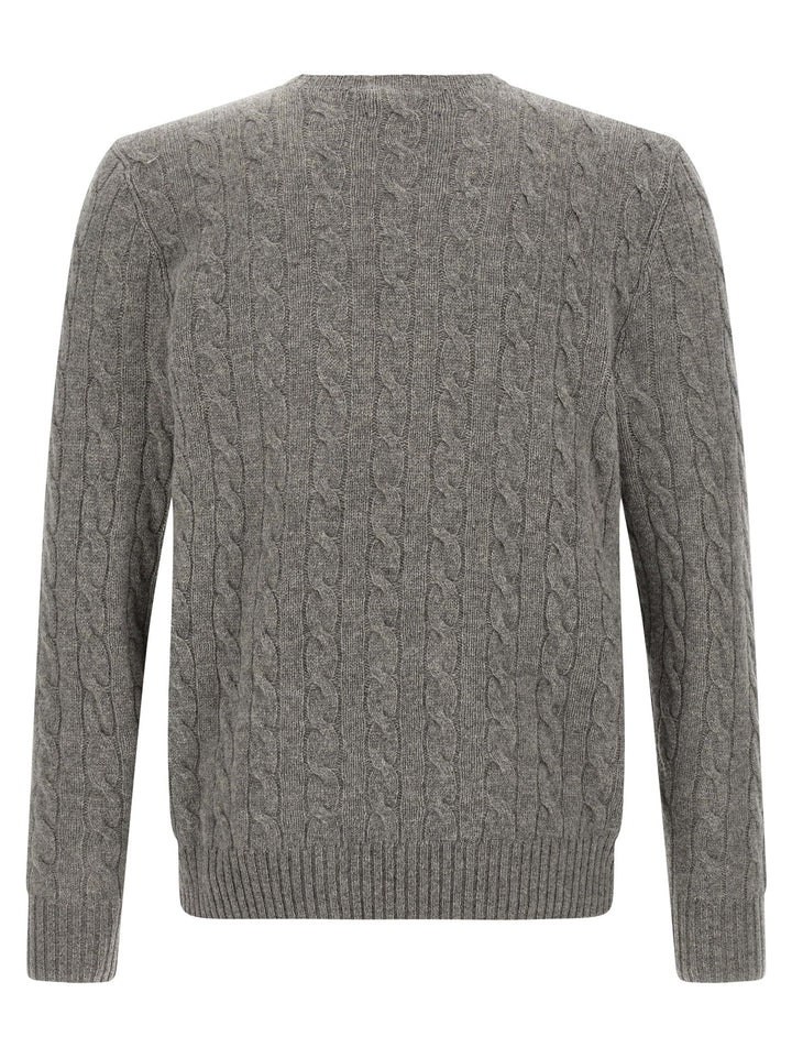 Polo Ralph Lauren Braided Sweater Maglioni - Grigio | 82e59ecfac3010a703fb94cc34c6fd728a2c08cc