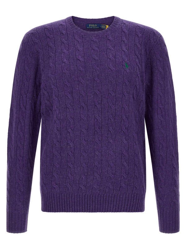 Braided Sweater Maglioni Viola