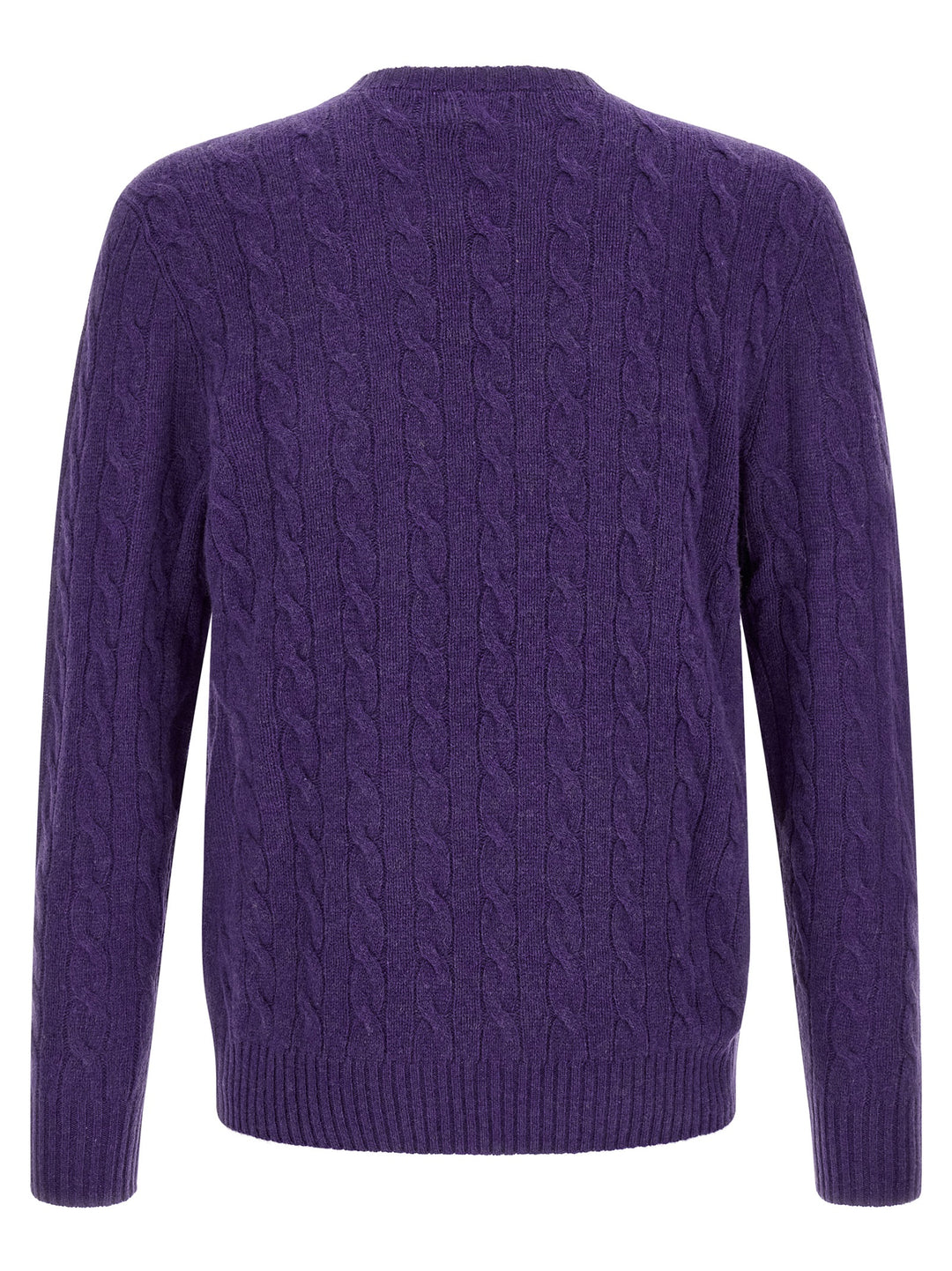 Polo Ralph Lauren Braided Sweater Maglioni - Viola | a0ee08072e9c8ebb79e971a881c19def9f704c9a
