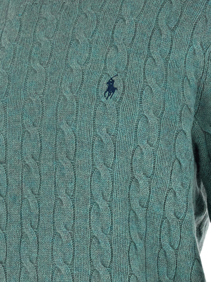 Polo Ralph Lauren Braided Sweater Maglioni - Verde | 70d4bbe25d4ccd2d9b7ef448b702b3907def7c15