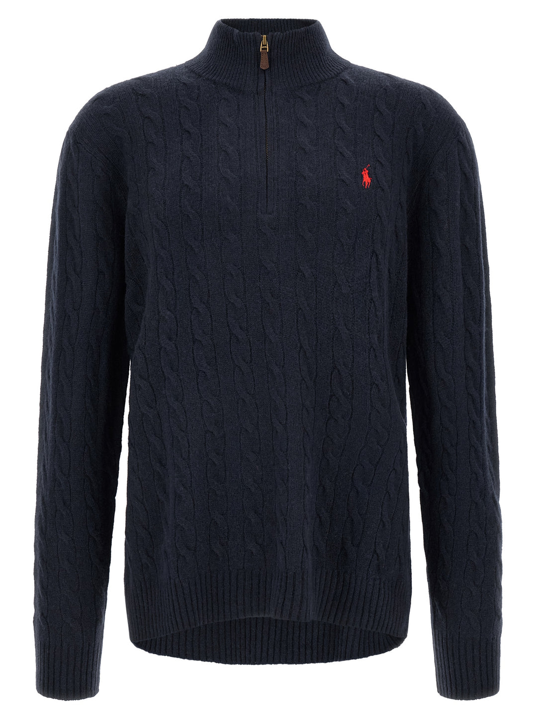 Polo Ralph Lauren Braided Sweater Maglioni - Blu | 7b66f2b046b5678d78e4658ae0d2657509c6823d