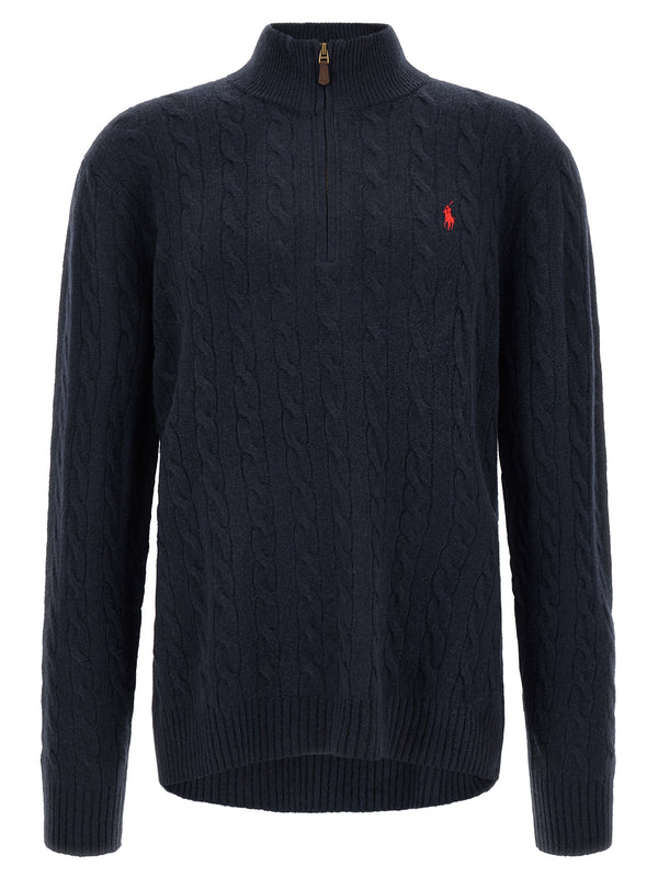 Braided Sweater Maglioni Blu