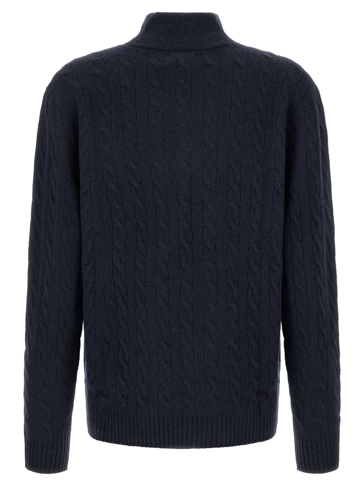 Polo Ralph Lauren Braided Sweater Maglioni - Blu | 793d6b2b4d878b0453583ac7f4d44910a1fffaa7
