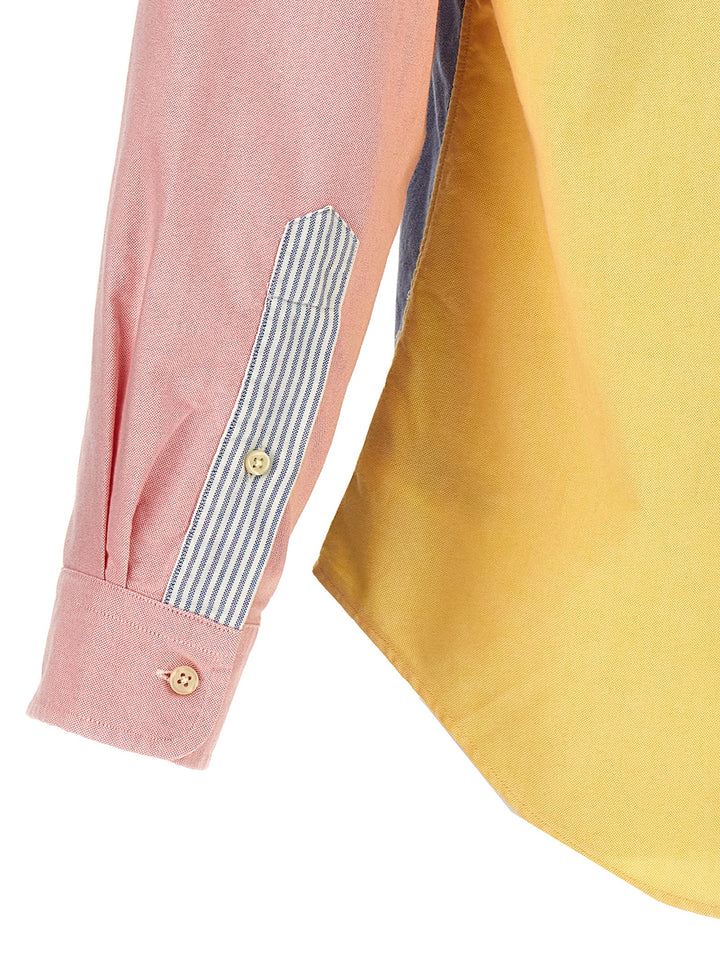 Polo Ralph Lauren Patchwork Shirt With Logo Embroidery Camicie - Multicolor | 2912646c8b0b164f3fb60a1c57e380bb88aa466f