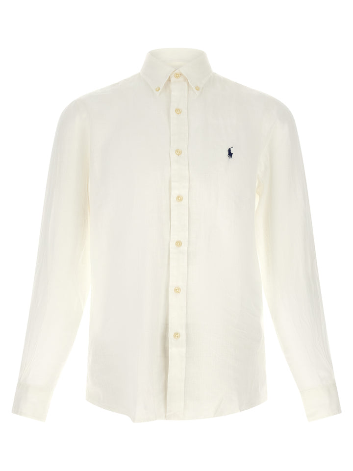 Polo Ralph Lauren Linen Shirt Camicie - Bianco | 0350a75d5f6f1a45e65b4e50683db438d3c9bc54