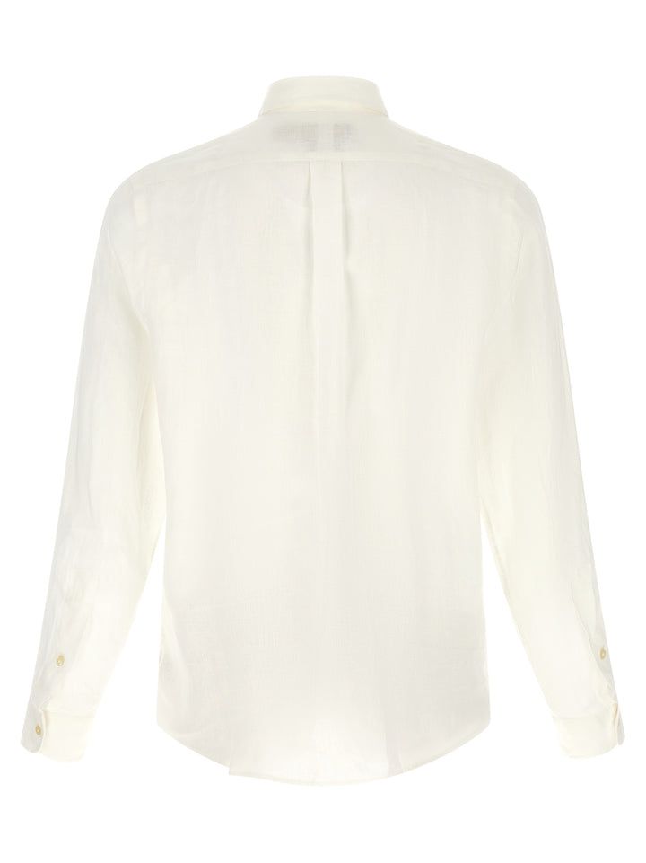 Polo Ralph Lauren Linen Shirt Camicie - Bianco | 7b87139ce9015873ecc2e42c88c76852cf9a3677