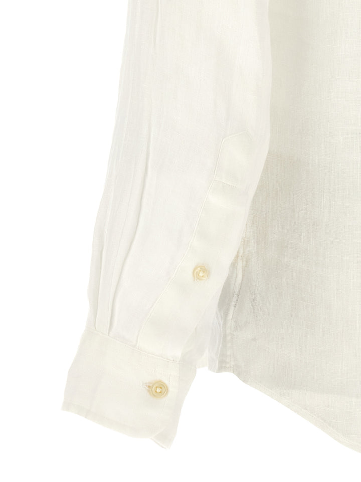 Polo Ralph Lauren Linen Shirt Camicie - Bianco | dfea01bd101d59dd3c64e89e6f32940346556675
