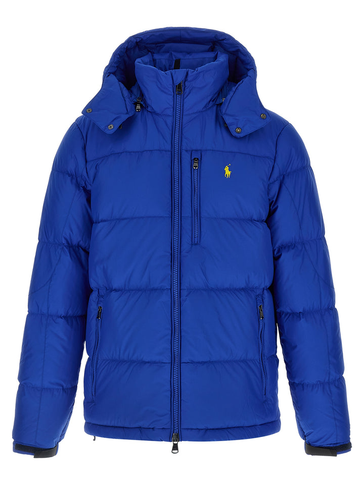 Polo Ralph Lauren Logo Embroidery Down Jacket Puffer Jackets - Blu | c633c6d1bf431ef4c20e918a31a58ae78e4cf9d1