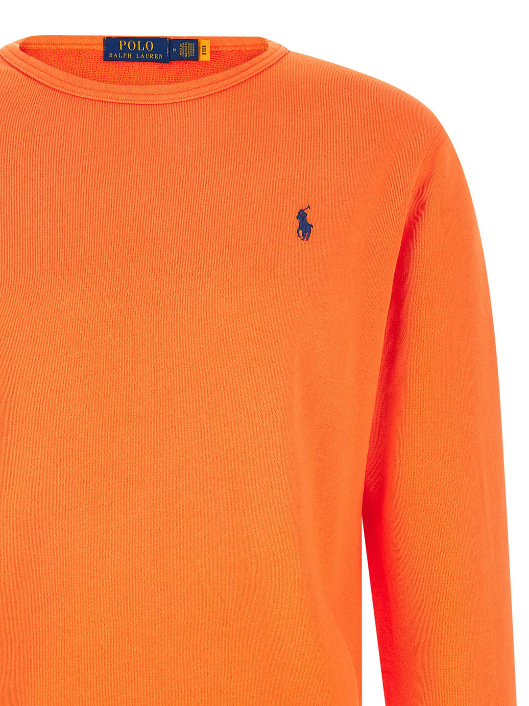 Polo Ralph Lauren Loopback Cotton Felpe - Arancione | a1f56138cfef7c9c960095eeba6f9534c20005d6