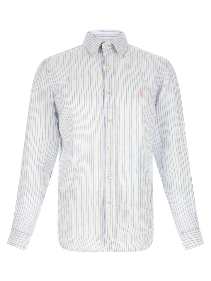 Polo Ralph Lauren Striped Shirt Camicie - Celeste | 5f7533daeb9522ddf3cd79d248aaa7baf37b469f