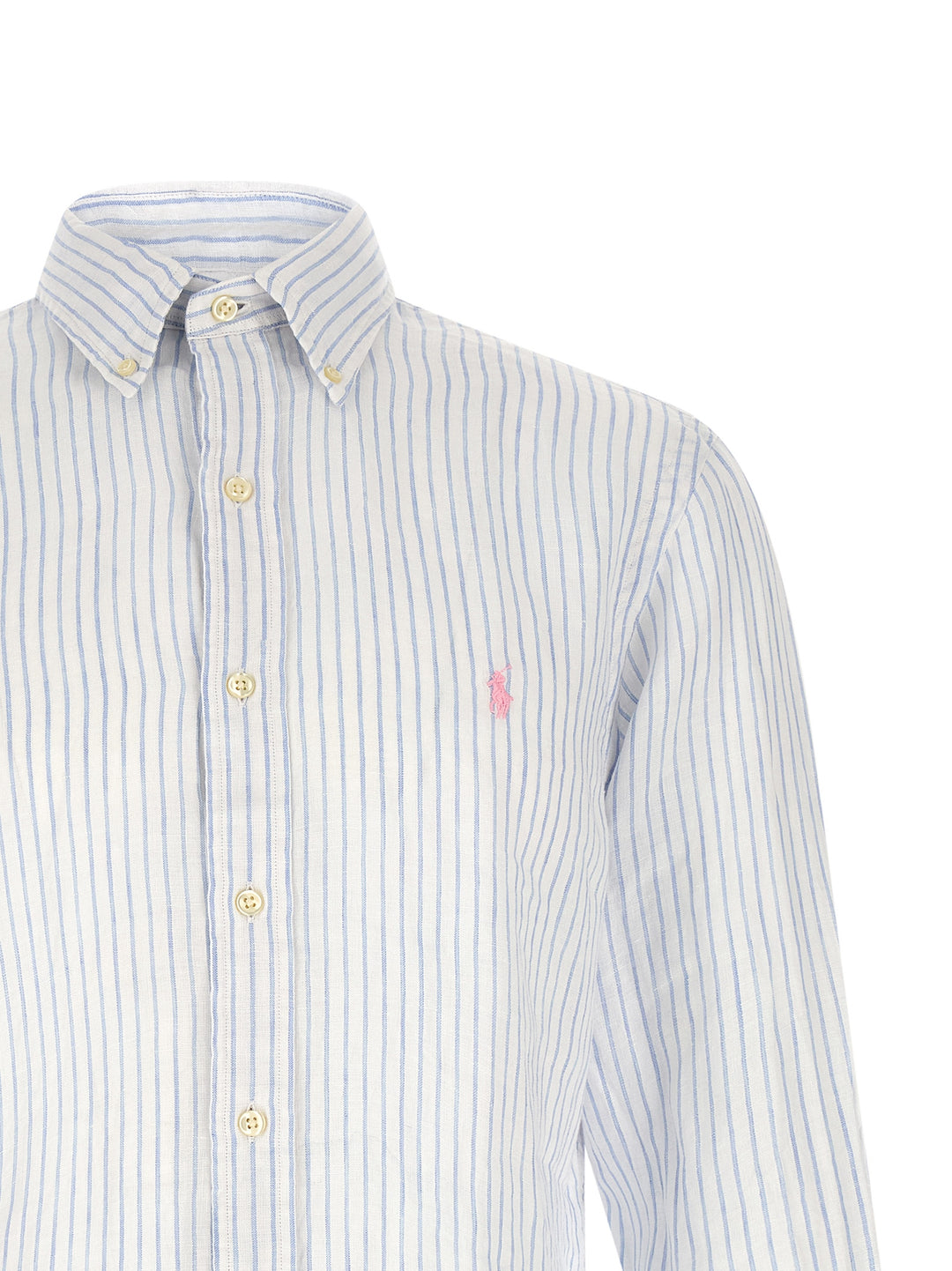 Polo Ralph Lauren Striped Shirt Camicie - Celeste | 975c7c4fadd2328b44c83f23b71790cf152586d8