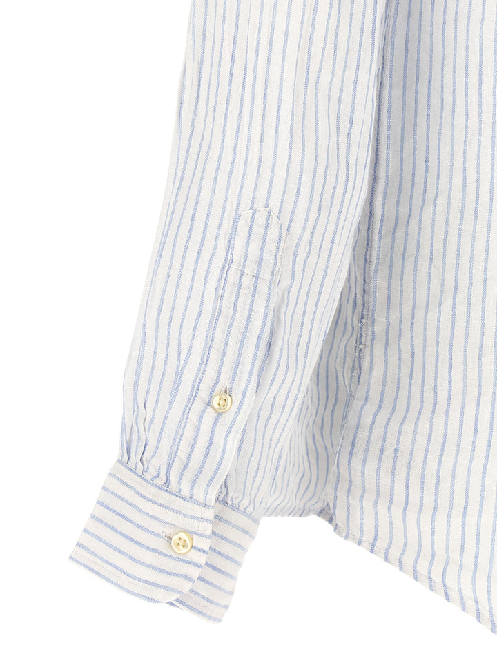 Polo Ralph Lauren Striped Shirt Camicie - Celeste | 204c8996f338a02b10b684ae9858d57b181e96f8