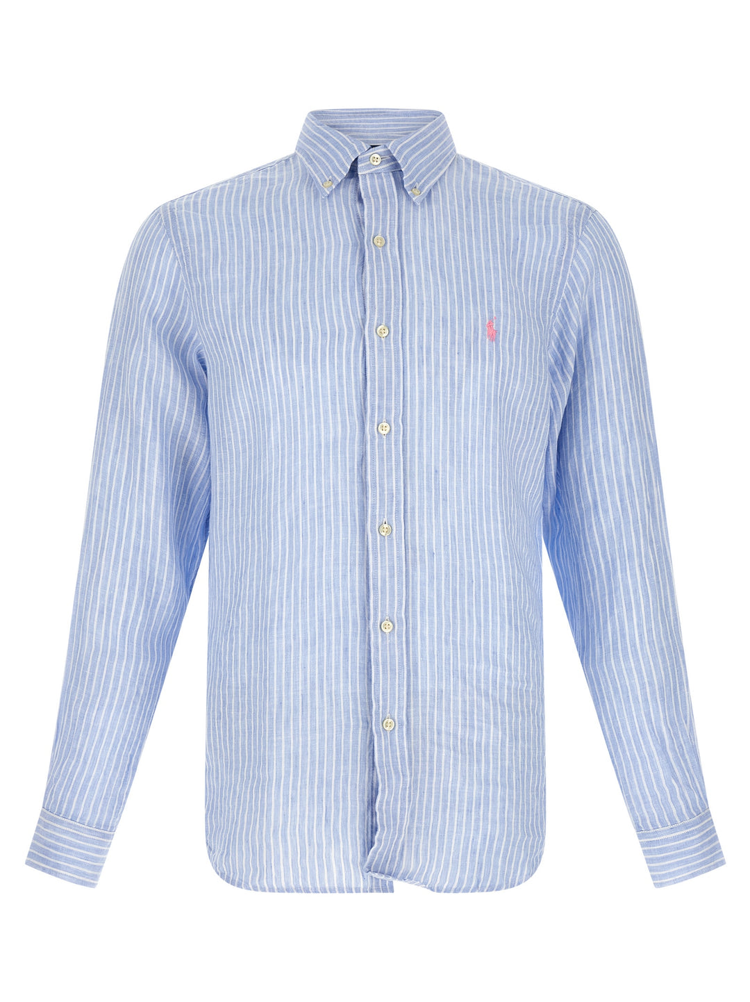 Polo Ralph Lauren Striped Shirt Camicie - Celeste | 9040f4e98caa93e1fafa72e8400dd09ee045032d