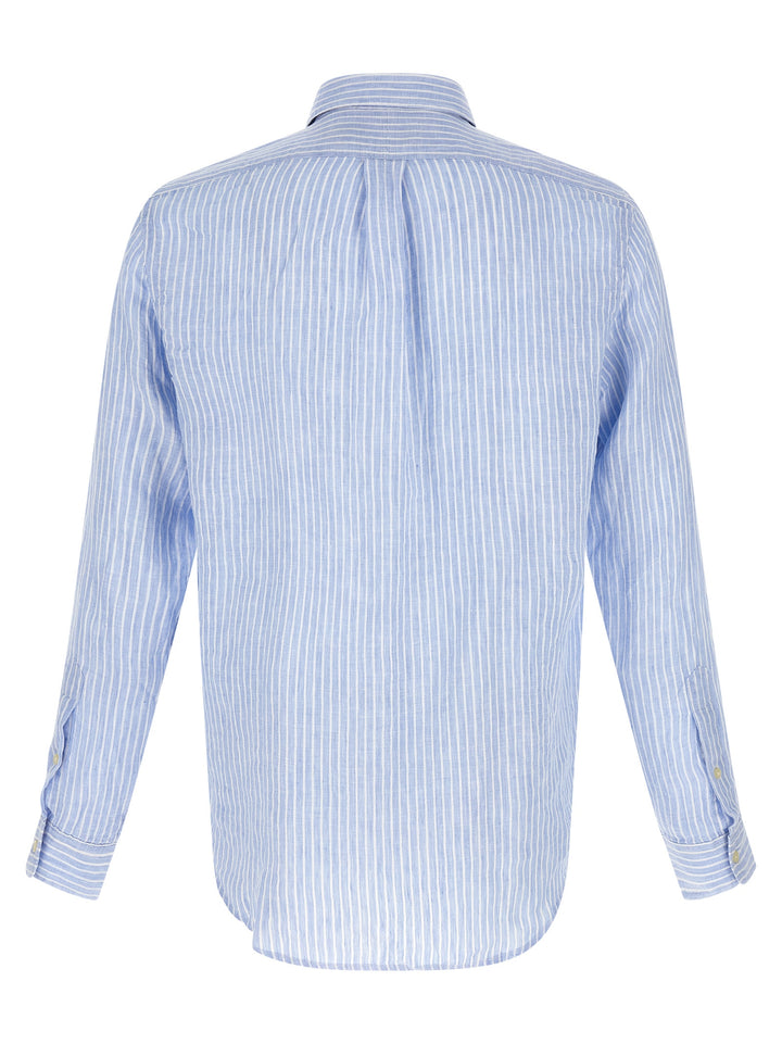 Polo Ralph Lauren Striped Shirt Camicie - Celeste | 591a622dd457812a5f3f063bc18483b96925c42a