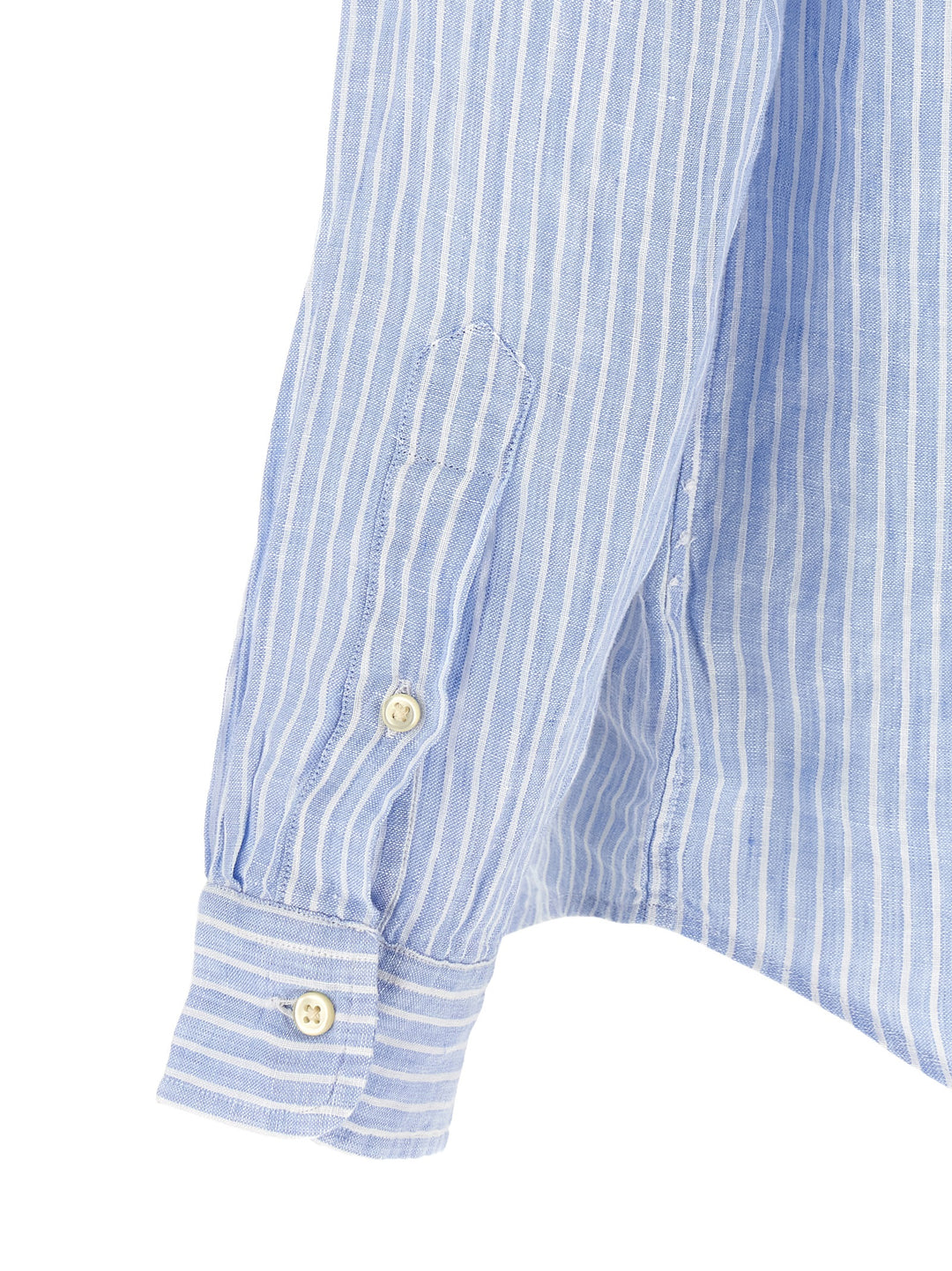 Polo Ralph Lauren Striped Shirt Camicie - Celeste | 2e20e56acfdf44ba8af09f3ee35a167a3919e598