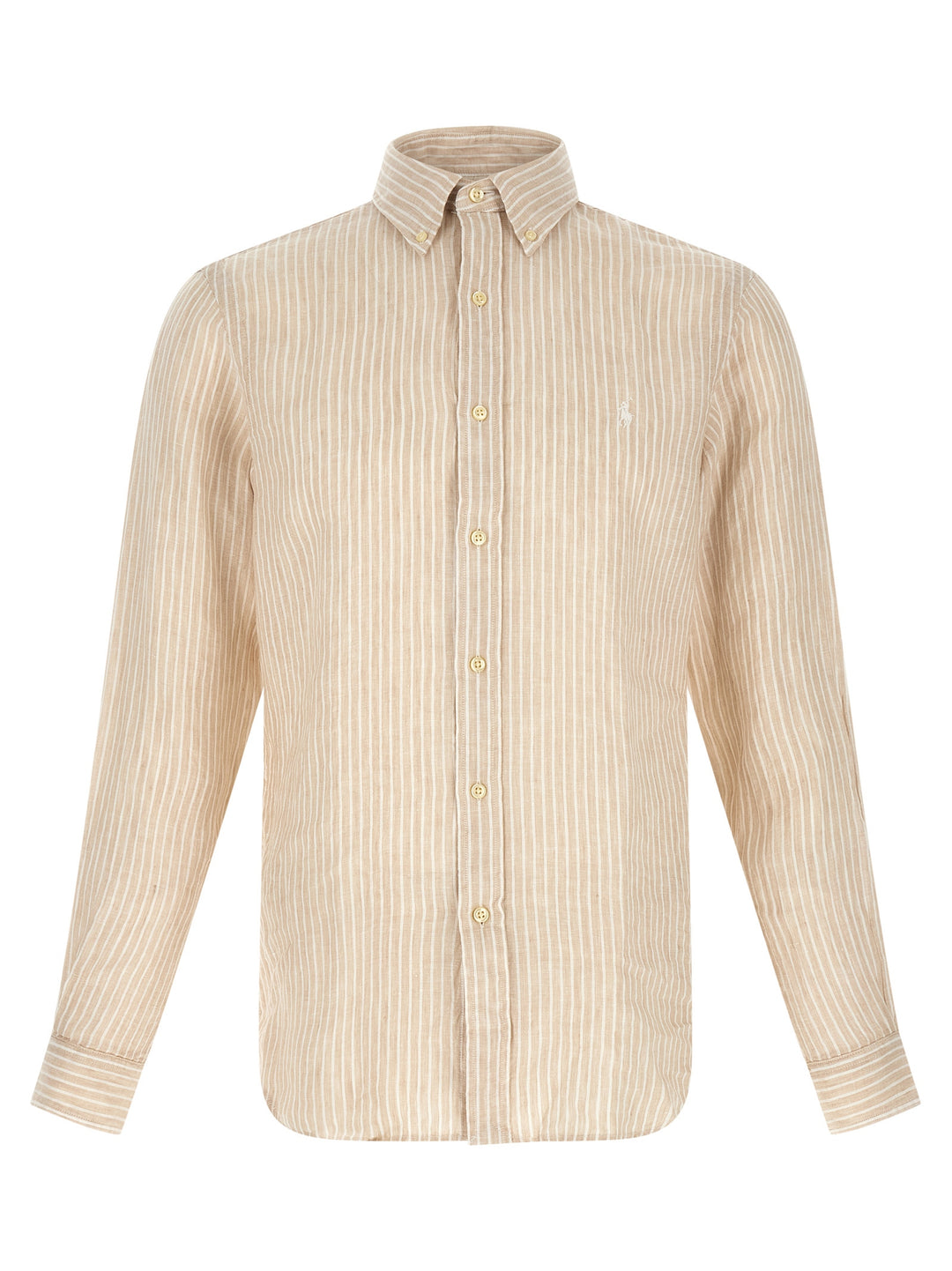 Polo Ralph Lauren Striped Shirt Camicie - Beige | b7fe25073e91d6867cf09e784261ac02d1fd1a5e