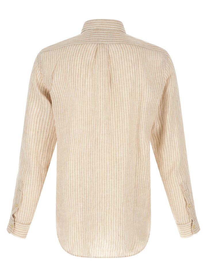 Polo Ralph Lauren Striped Shirt Camicie - Beige | 85898d64dc0080be3b90248480f25dc26aa06ee5