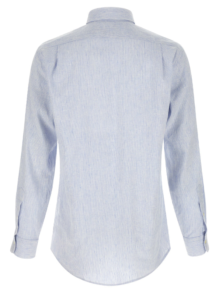 Polo Ralph Lauren Linen Cotton Shirt Camicie - Celeste | bf3df9e2658dcfa165b5128c9276c6a0ec42033b